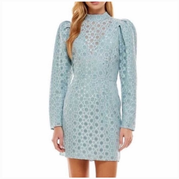 FLORAL LONG SLEEVE DRESS by Wayf - Picture 1 of 9